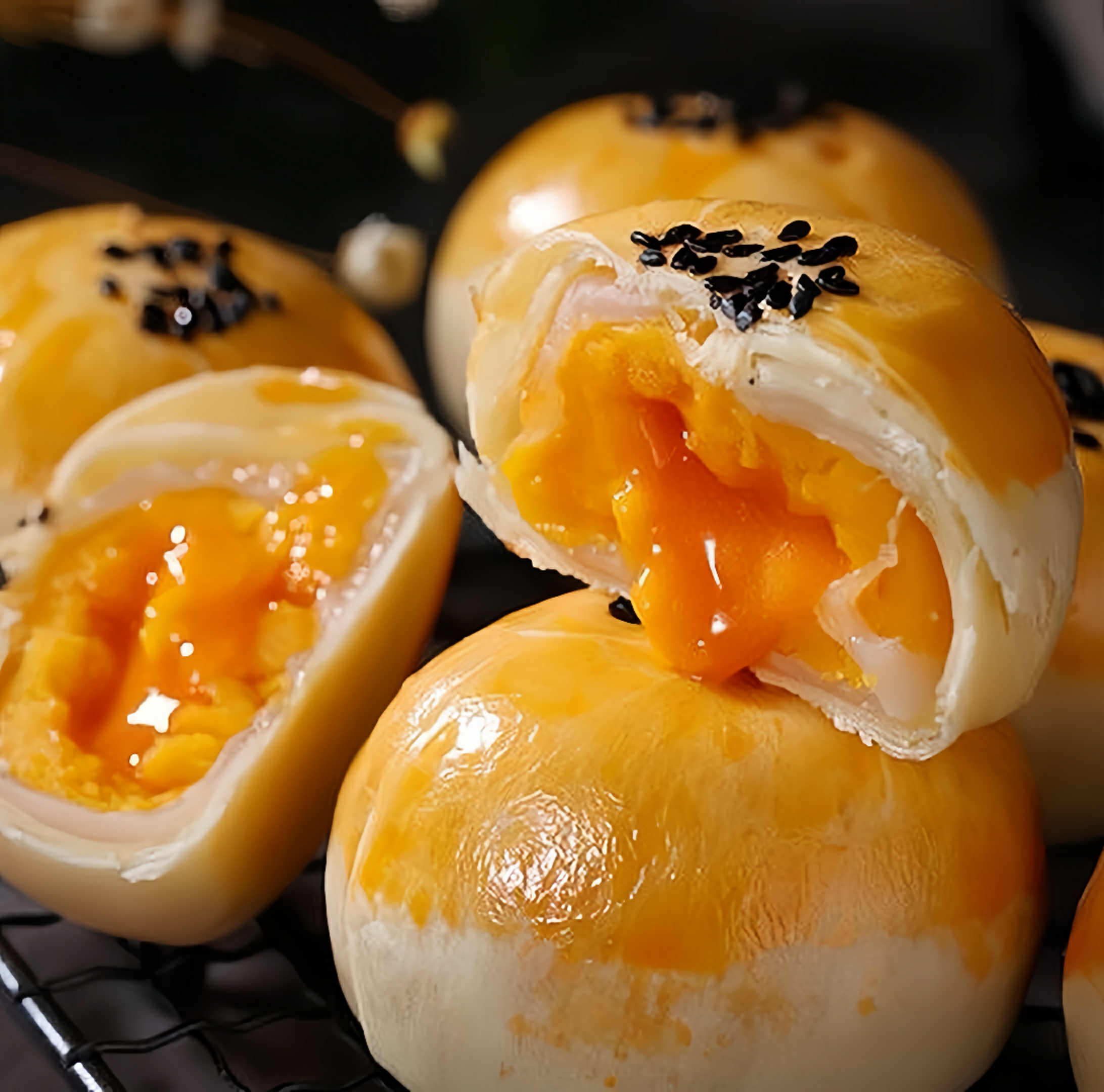 Golden Lava Mooncake 2